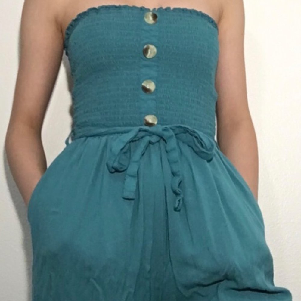 Strapless jumsuit